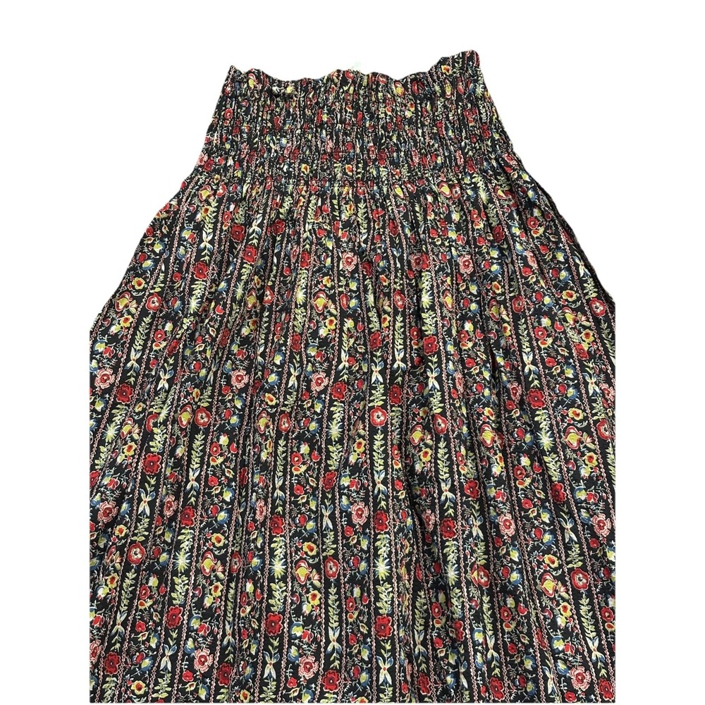 The GREAT The Canary Floral A-Line Midi Skirt Floral Women's 1 Small MSRP $275 - Picture 7 of 12